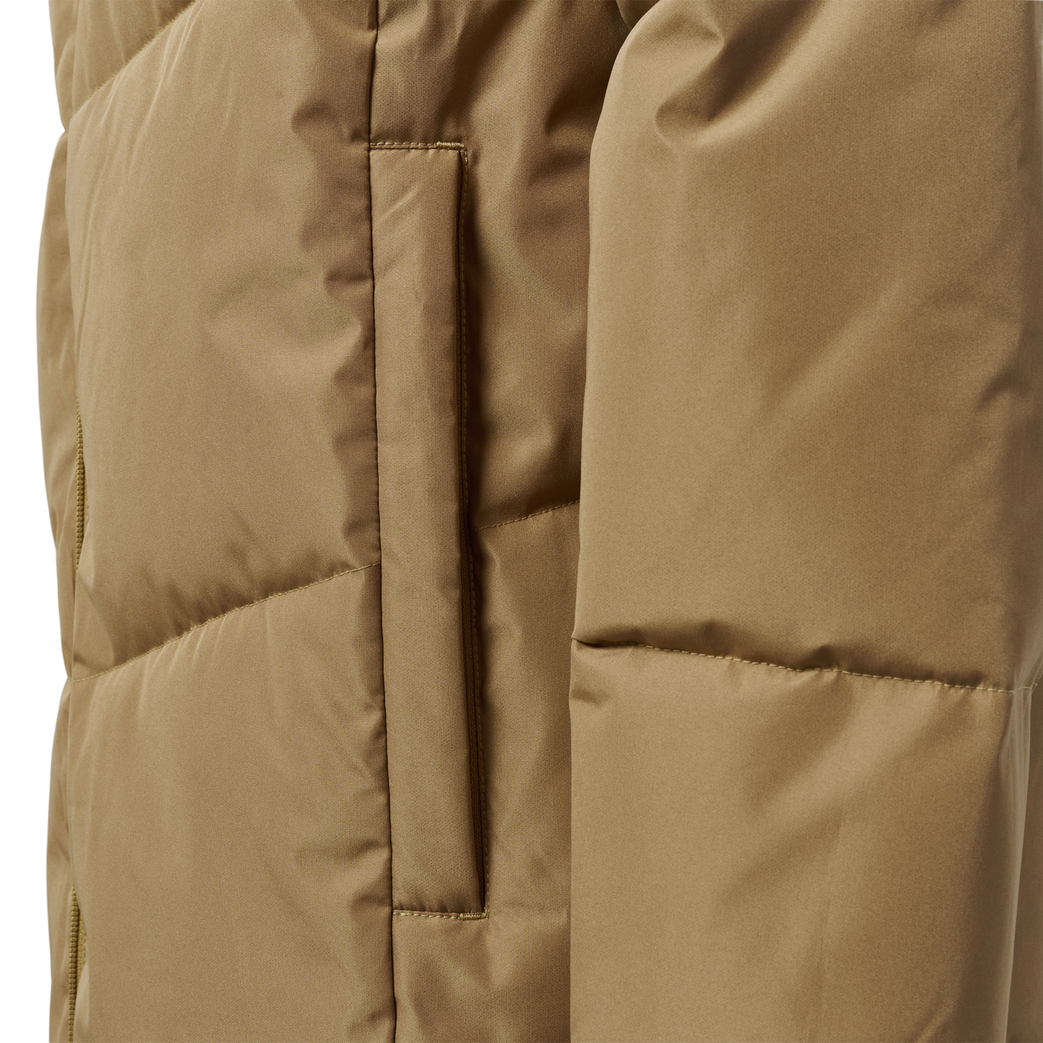 hmlLGC MIA LONG PUFF COAT, TIGERS EYE, packshot