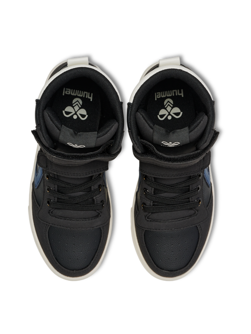 SLIMMER STADIL LEATHER HIGH JR, BLACK/BLUE, packshot