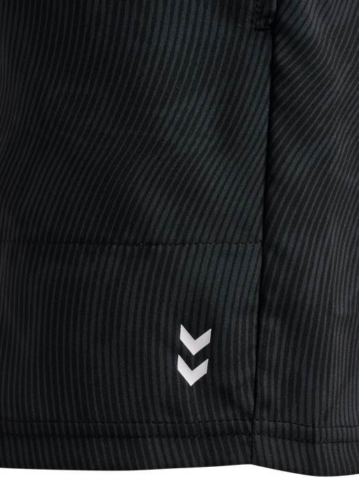 hmlPULSE AOP WORKOUT SHORTS, BLACK/EBONY, packshot