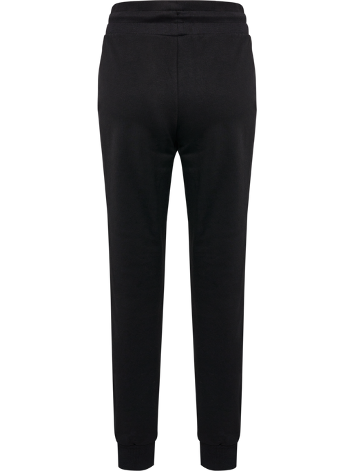 hmlPAOLA REGULAR PANTS, BLACK, packshot