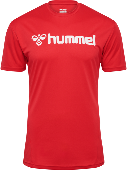 hmlLOGO JERSEY S/S, TRUE RED, packshot