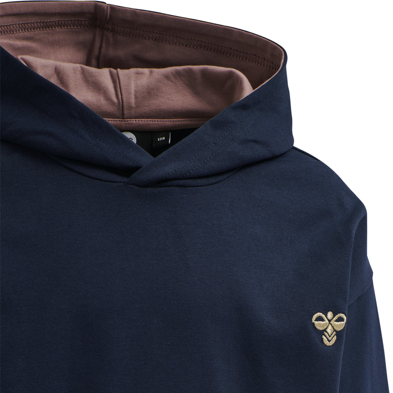 hmlBEVERLY HOODIE DRESS, BLACK IRIS, packshot