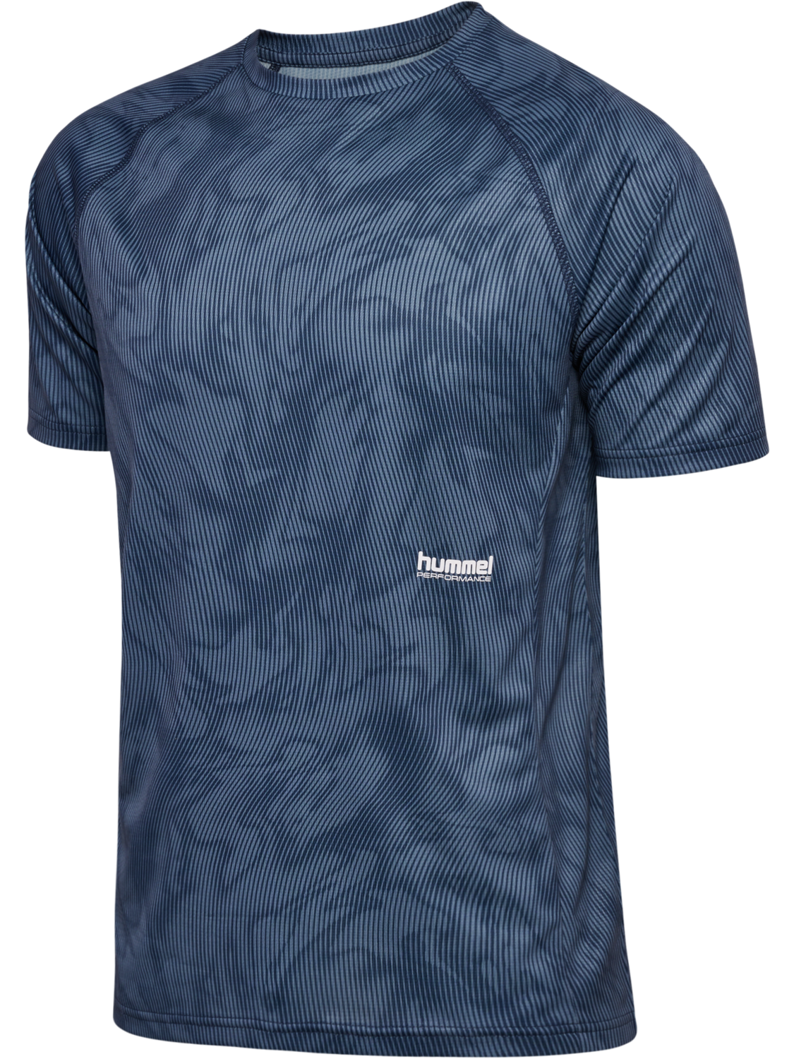 hmlPULSE AOP WORKOUT SHORTS SET, BLUE MIRAGE/DRESS BLUE, packshot