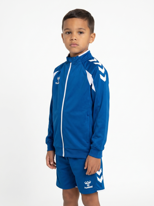 hmlCORE 2.0 TRACK ZIP JACKET KIDS, TRUE BLUE/WHITE, model