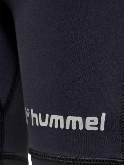 hmlRUN SHORT TIGHT KIDS, BLACK, packshot