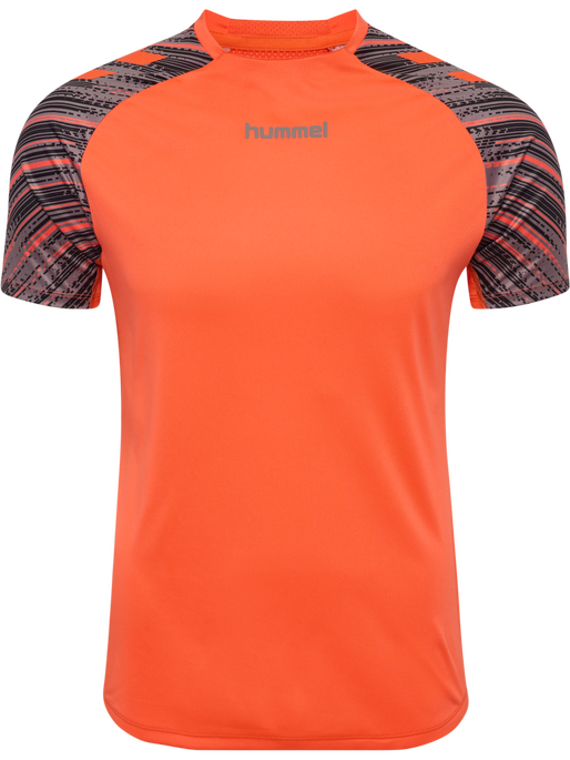 hmlBLAZE PRO TRAINING JERSEY S/S, NASTURTIUM hmlBLAZE PRO TRAINING JERSEY S/S, NASTURTIUM, packshot