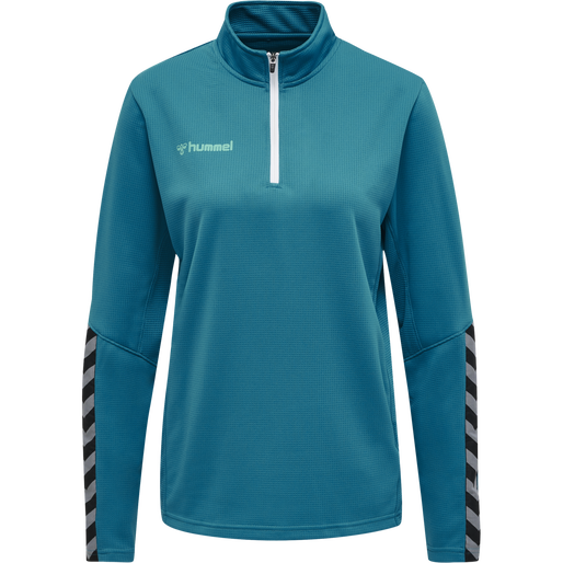 hmlAUTHENTIC HALF ZIP SWEATSHIRT WO, CELESTIAL, packshot
