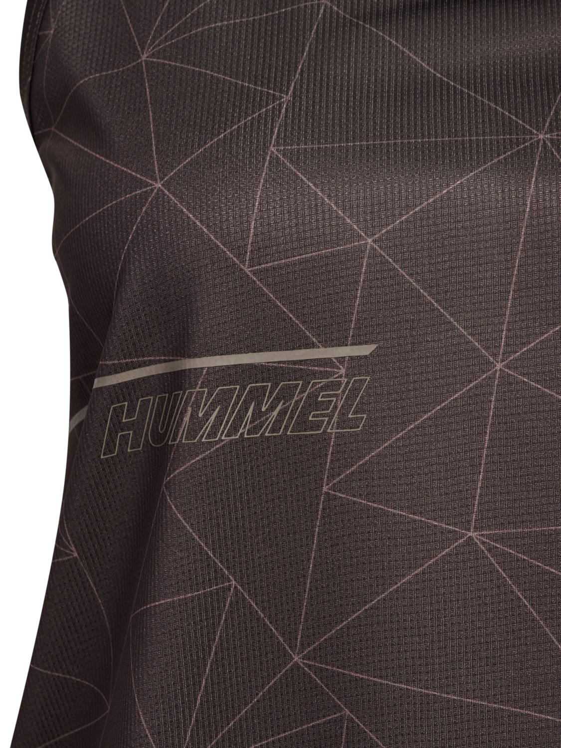 hmlCOURT AOP LIGHT WEIGHT TANKTOP W, TURKISH COFFEE, packshot