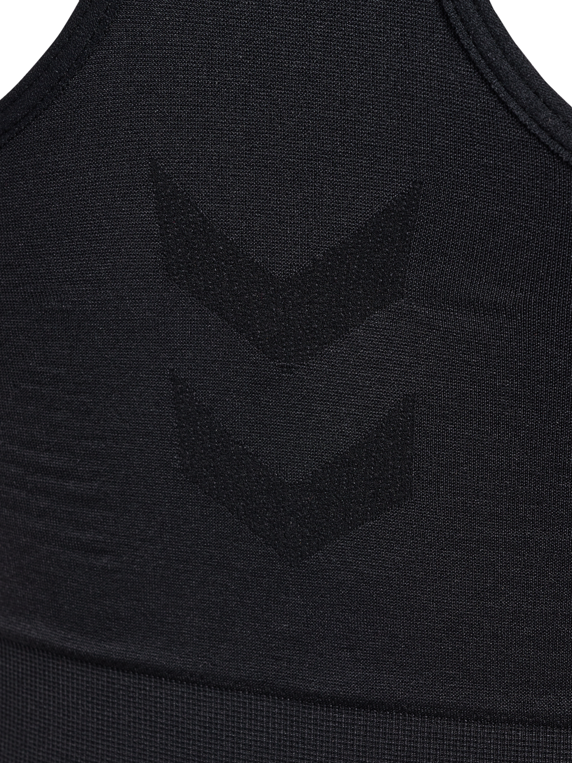 hmlTIF SEAMLESS PADDED SPORTS BRA, BLACK, packshot