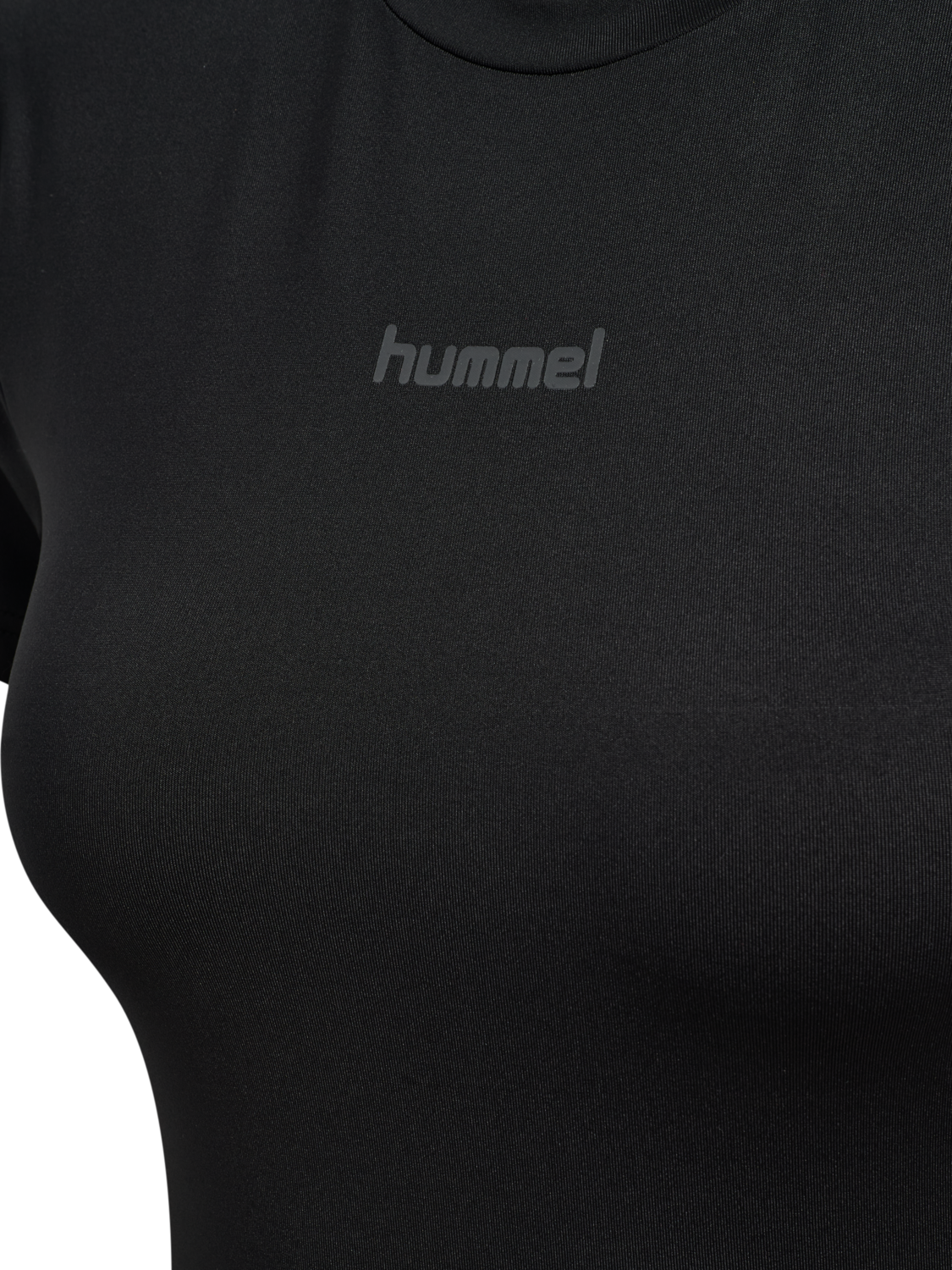 hmlFAST W TRAINING T-SHIRT S/S, BLACK, packshot