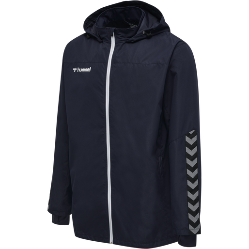 hmlAUTHENTIC KIDS ALL-WEATHER JACKE, MARINE, packshot