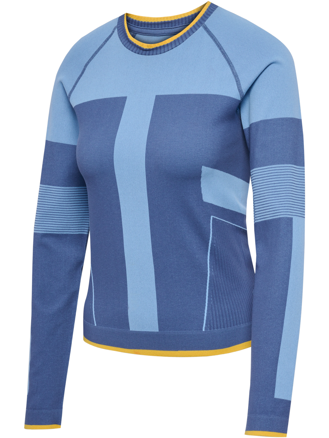 hmlSEAMLESS TEE LS, DUTCH BLUE, packshot