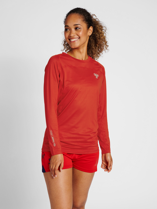hmlGG12 TRAINING TEE L/S WOMAN, 3121, model