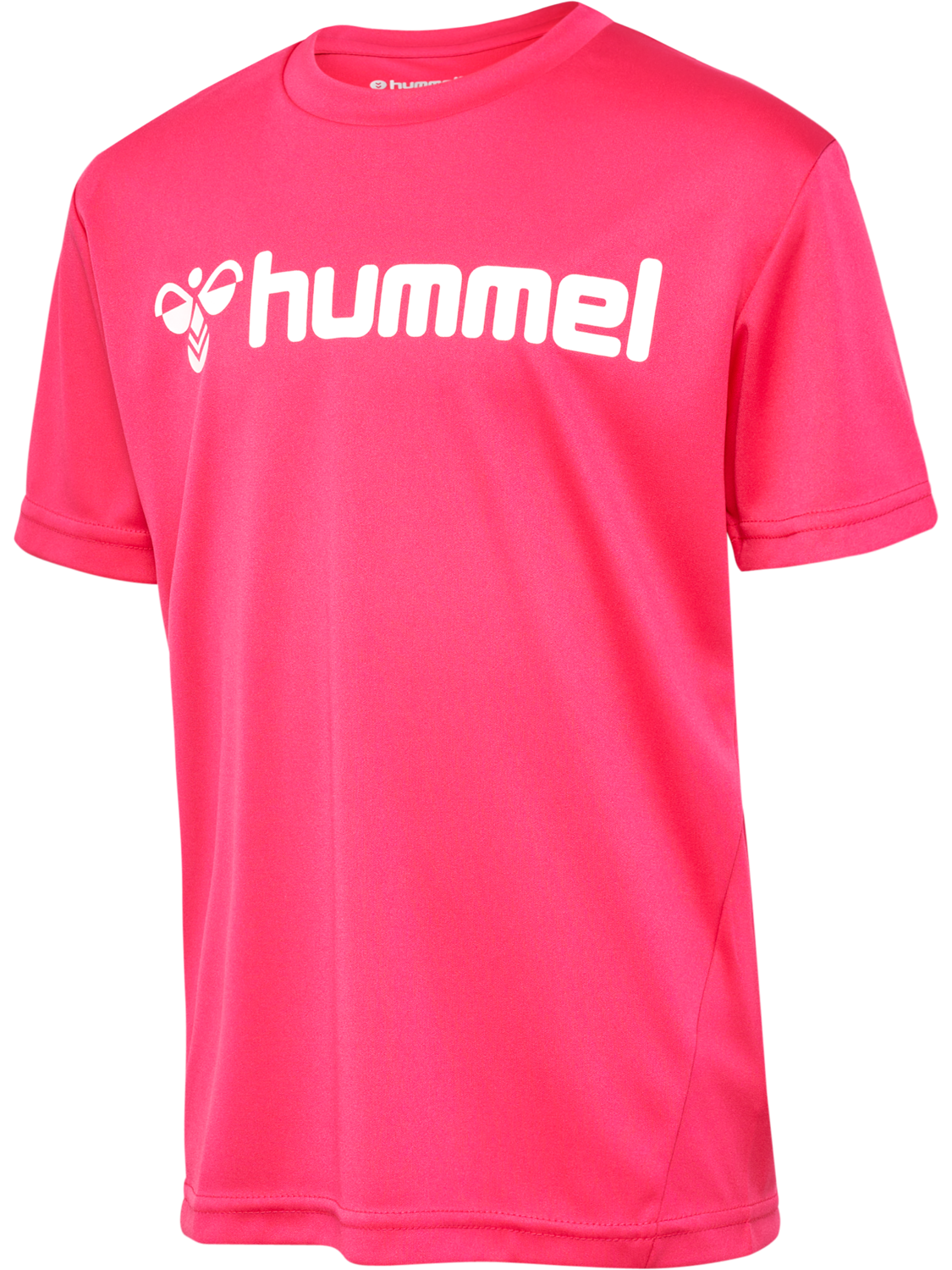 hmlLOGO JERSEY S/S KIDS, RASPBERRY SORBET, packshot