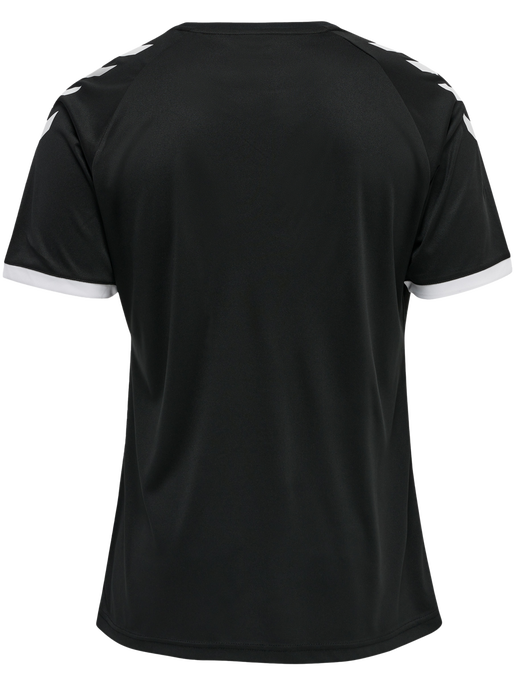 hmlCORE VOLLEY TEE, BLACK, packshot