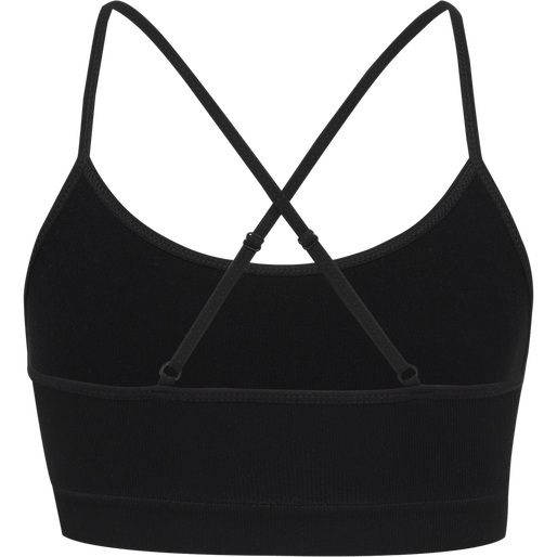 hmlJUNO SEAMLESS BRA, BLACK hmlJUNO SEAMLESS BRA, BLACK, packshot