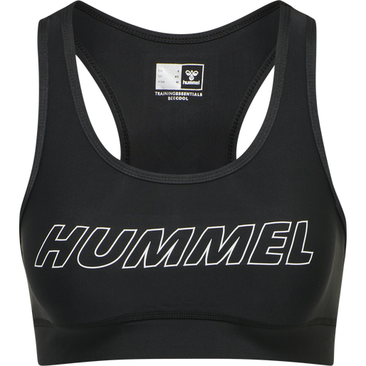 hmlTE TOLA 2-PACK SPORTS BRA, BLACK, packshot