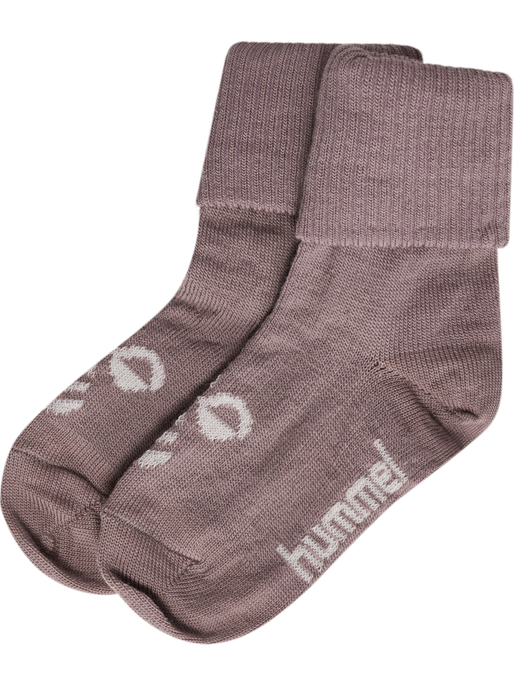 hmlMINI WOOL SOCKS, TWILIGHT MAUVE hmlMINI WOOL SOCKS, TWILIGHT MAUVE, packshot