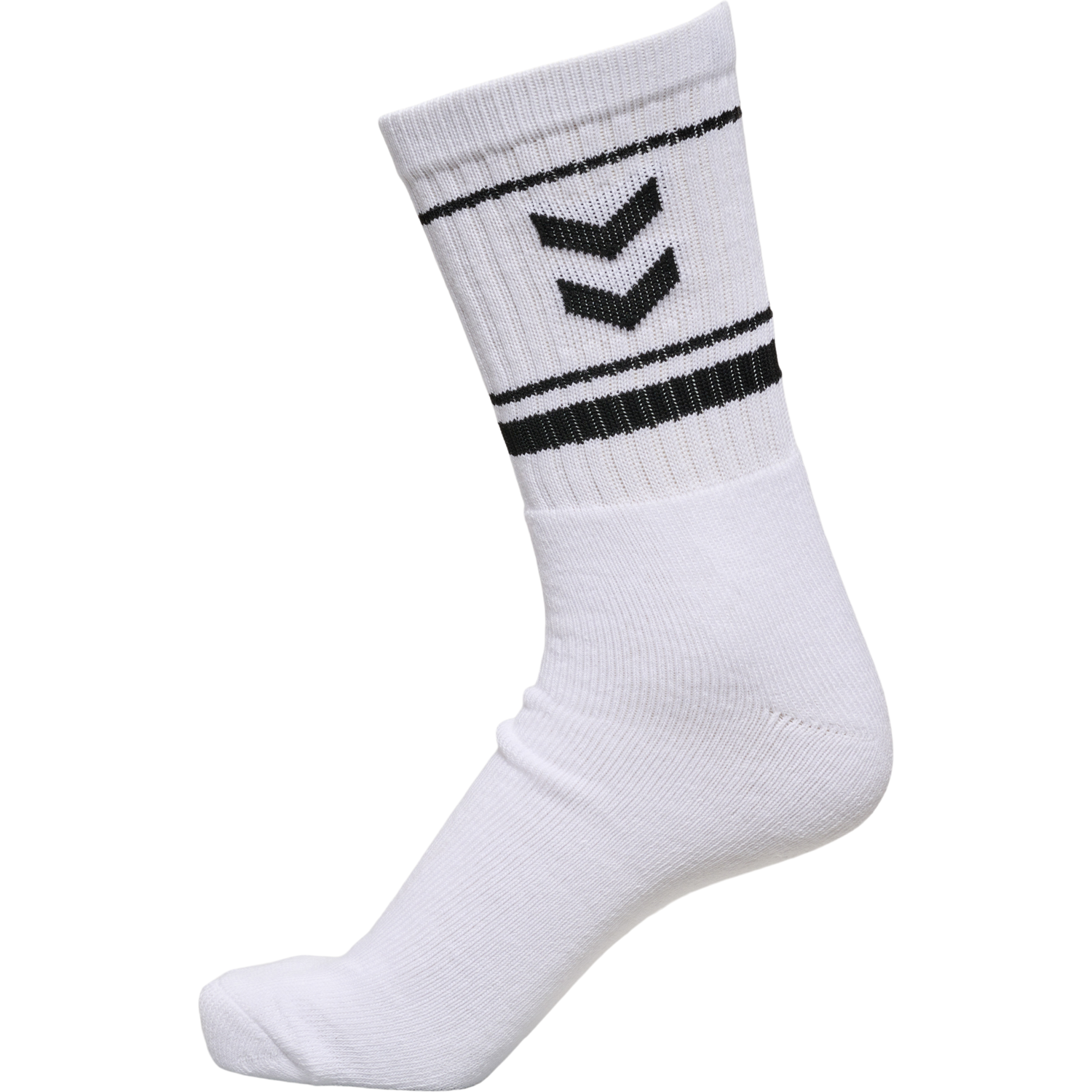 hmlSTRIPE CREW 3-PACK SOCKS, WHITE, packshot