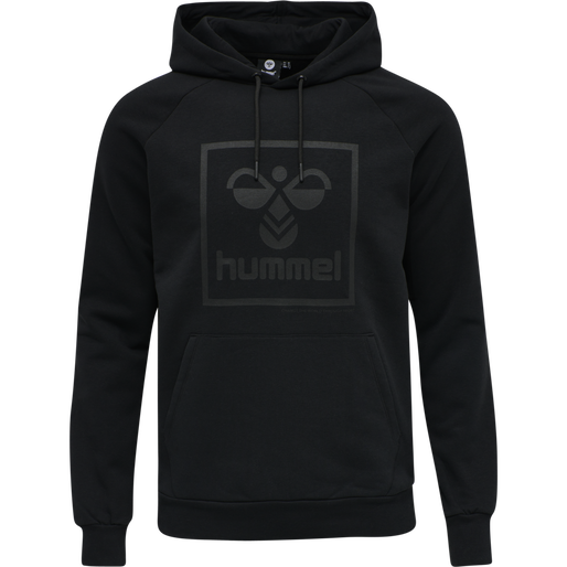 hmlISAM HOODIE, BLACK, packshot