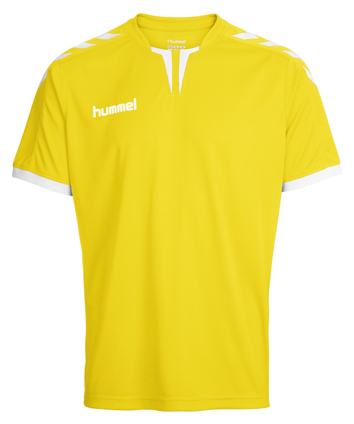CORE SS POLY JERSEY, SPORTS YELLOW PR, packshot