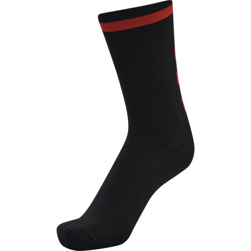 ELITE INDOOR SOCK LOW PA, BLACK, packshot