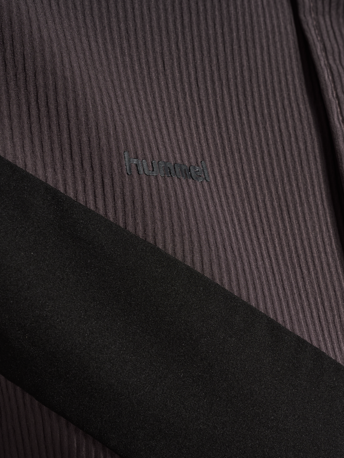 hmlI-D FUNNEL NECK STRIPE JACKET, SHALE, packshot