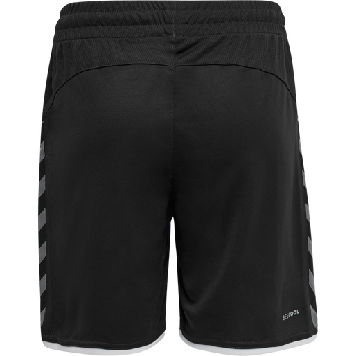 hmlAUTHENTIC KIDS POLY SHORTS, BLACK, packshot