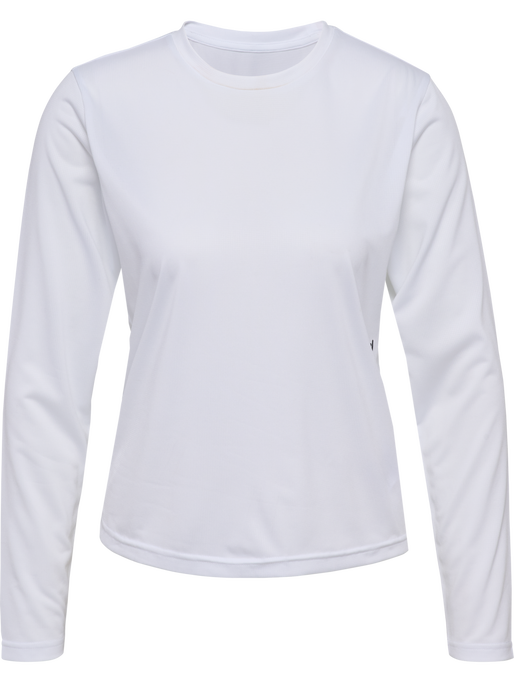 hmlPULSE WORKOUT W T-SHIRT L/S, WHITE hmlPULSE WORKOUT W T-SHIRT L/S, WHITE, packshot