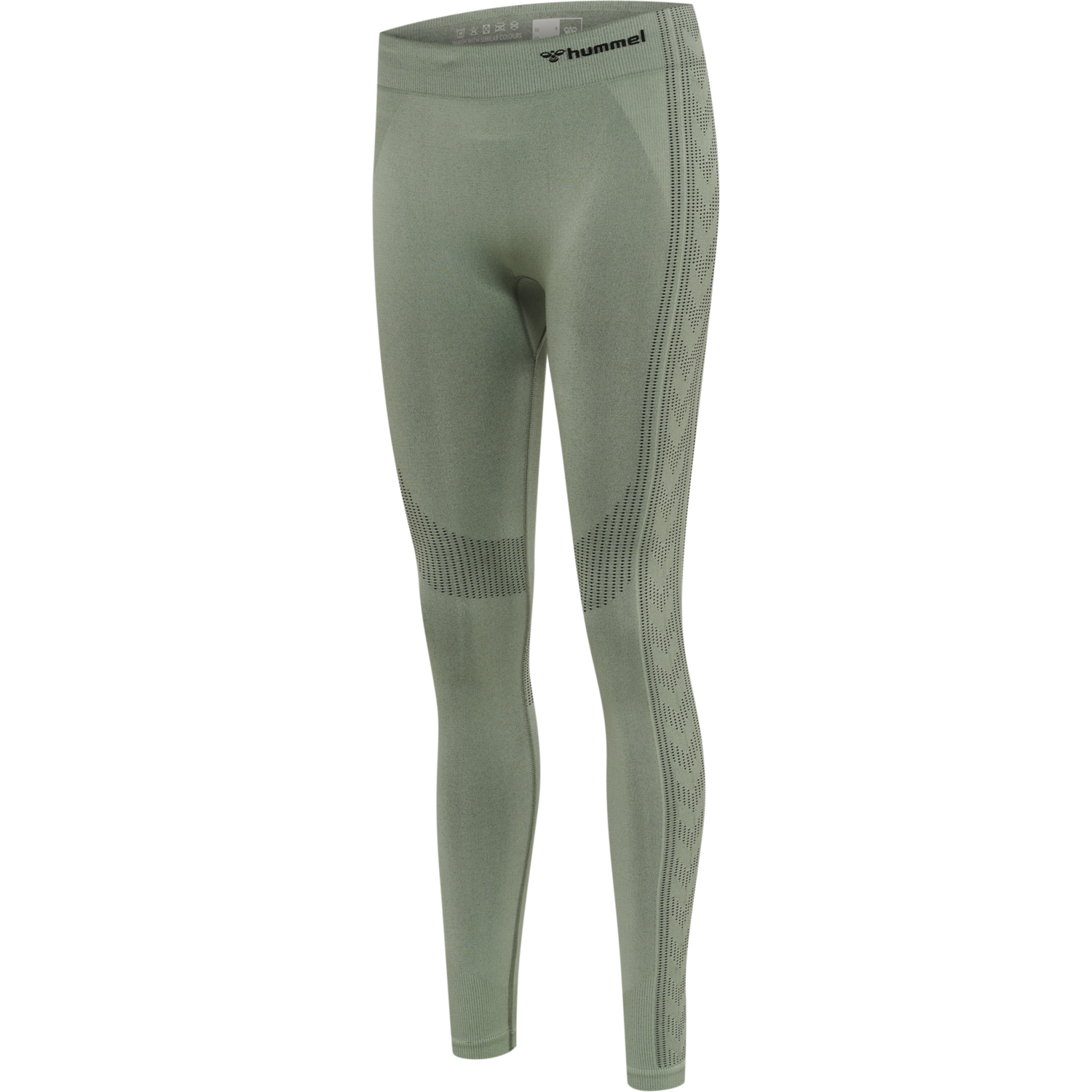 hmlMT SHAPING SEAMLESS MW TIGHTS, LILY PAD, packshot