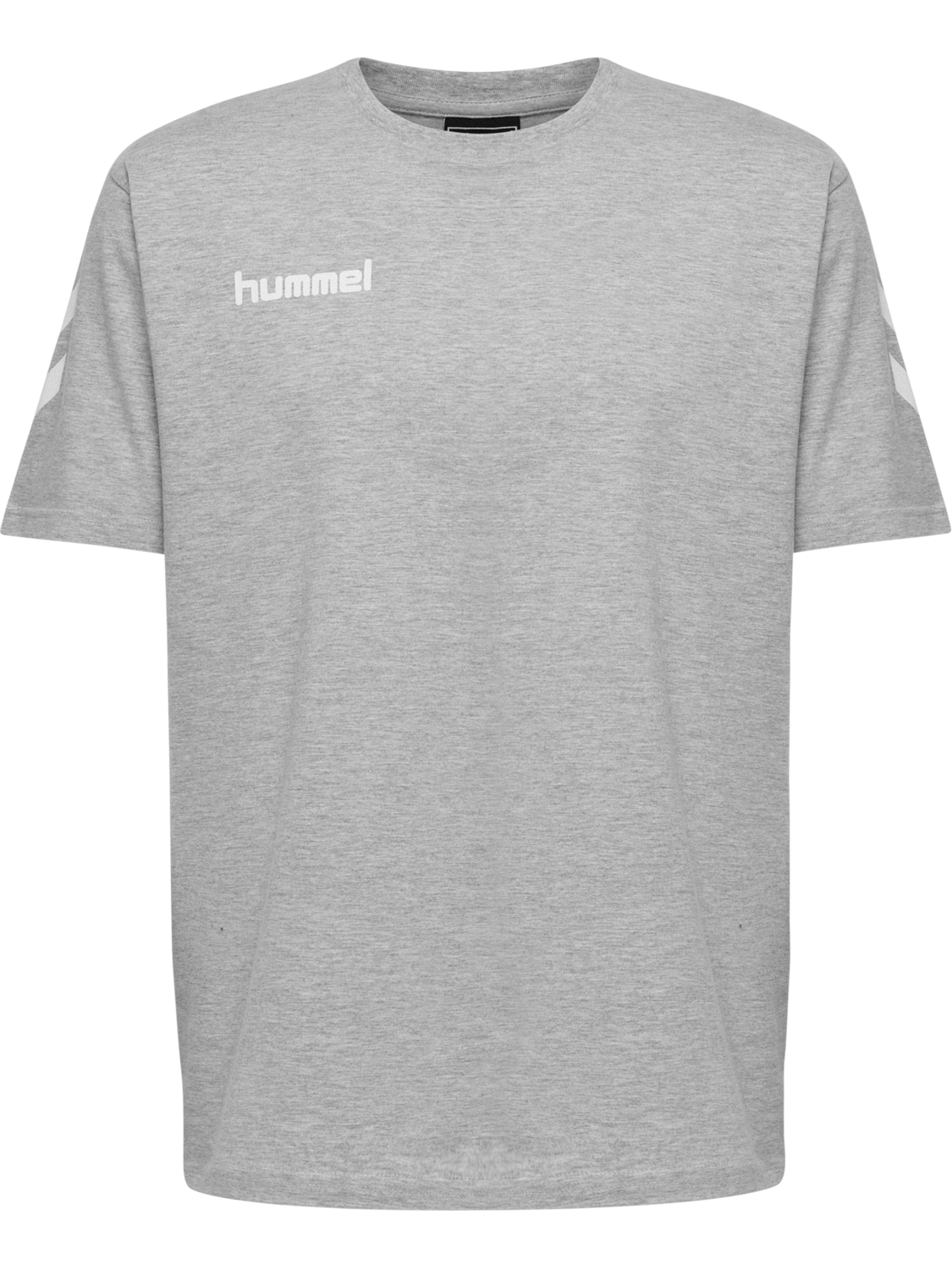 HMLGO COTTON T-SHIRT S/S, GREY MELANGE, packshot