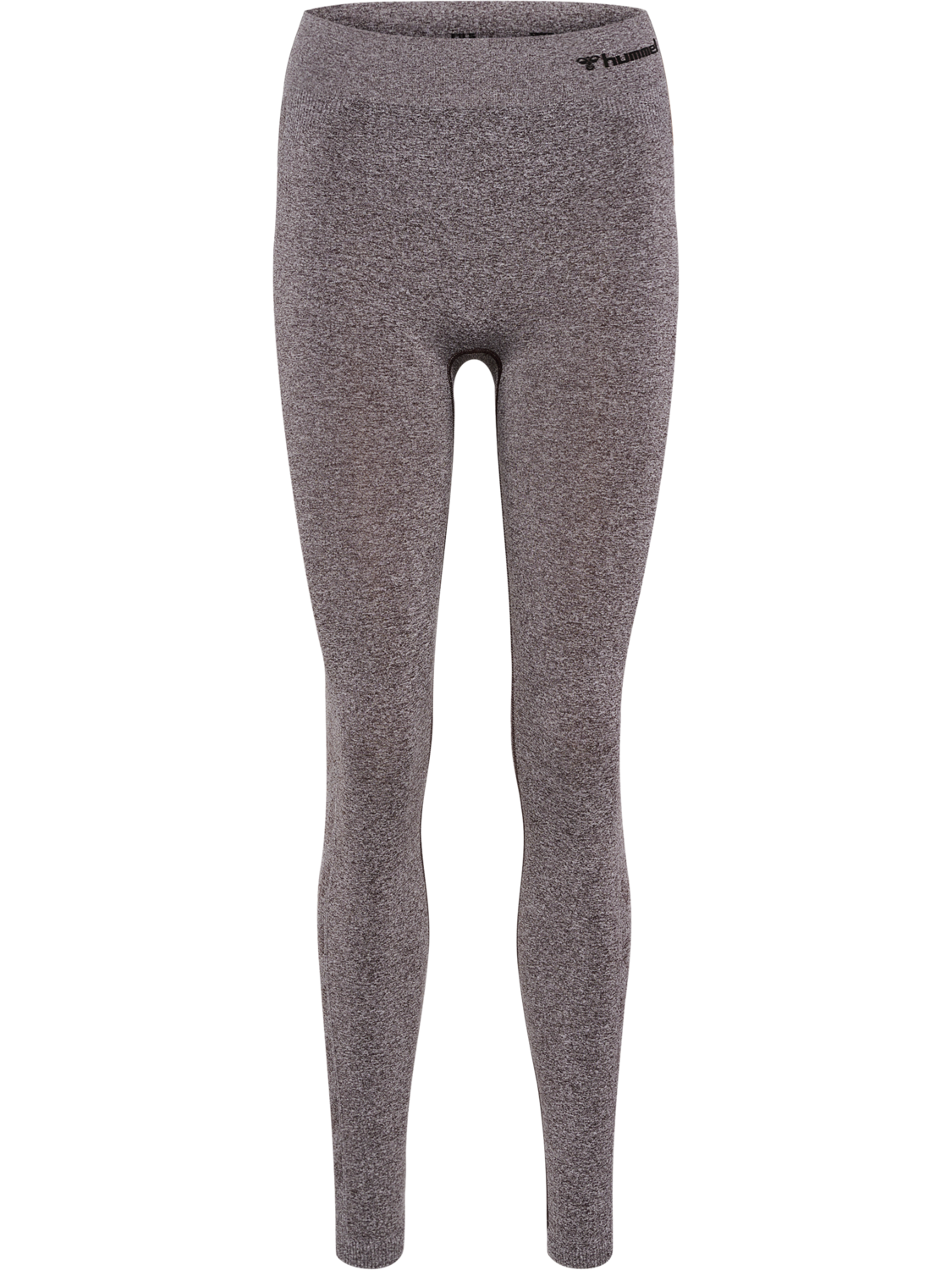 hmlCI SEAMLESS MID WAIST TIGHTS, CHOCOLATE PLUM MELANGE, packshot