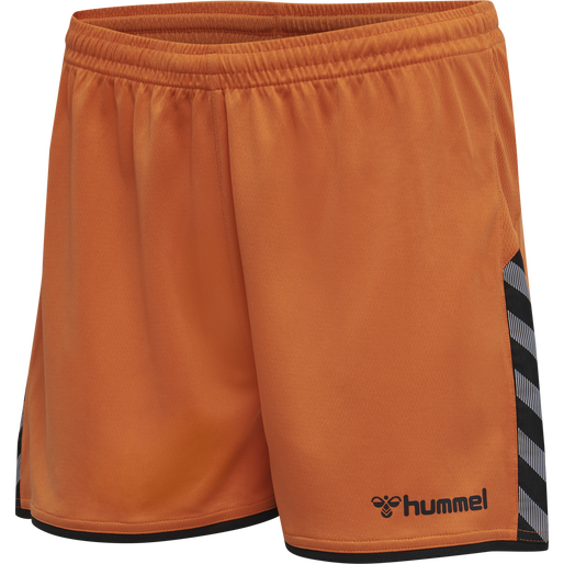 hmlAUTHENTIC POLY SHORTS WOMAN, TANGERINE, packshot