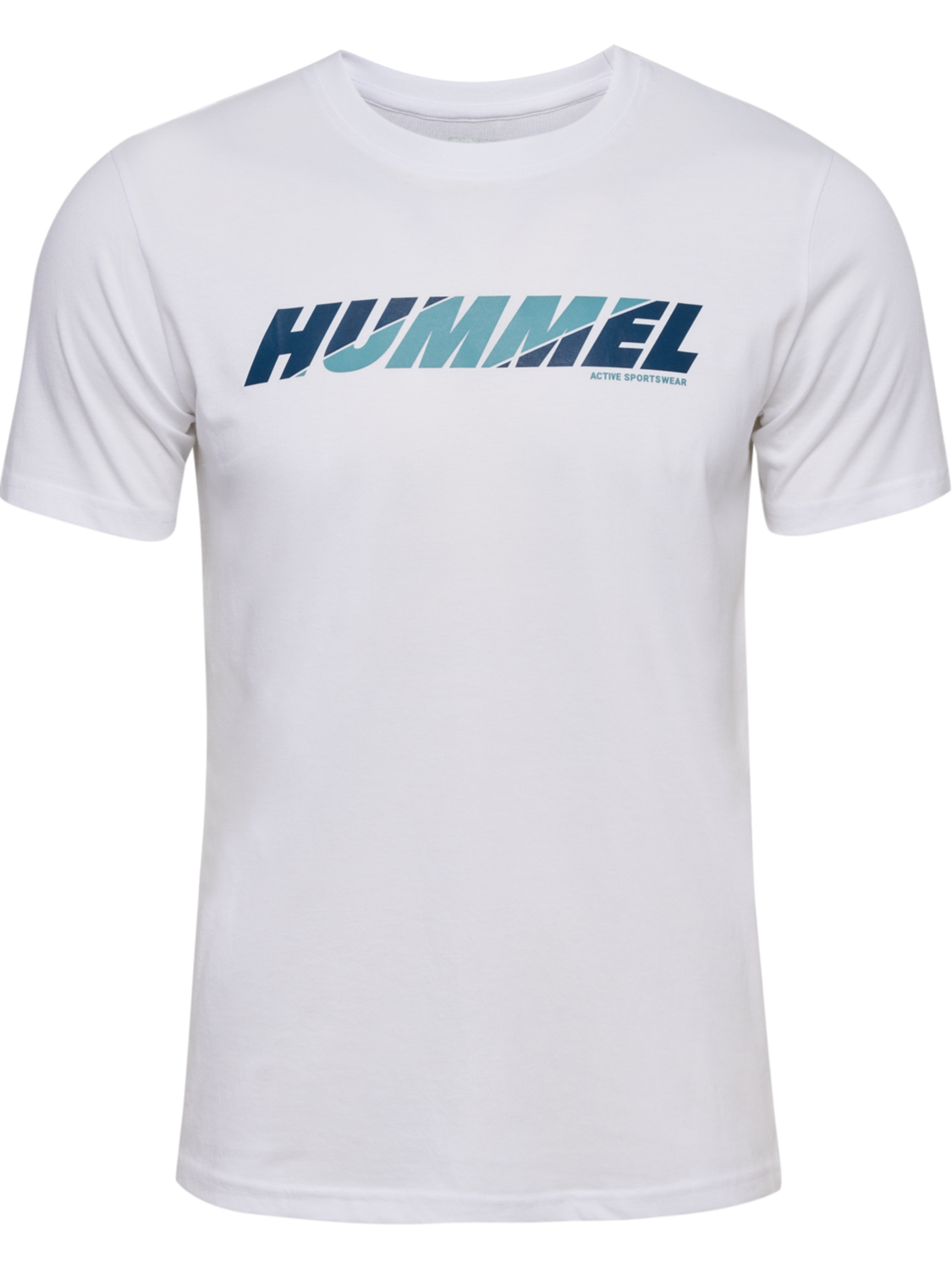 hmlGRAPHIC BOLD LOGO TEE, WHITE, packshot