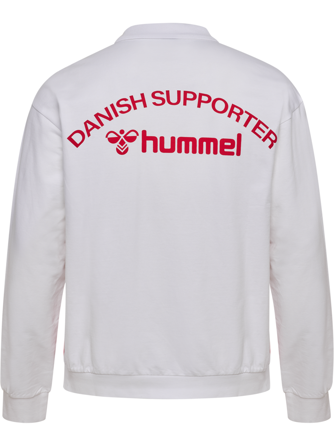 DBU 26 FAN DYNAMITE TEE LS, WHITE/TANGO RED, packshot