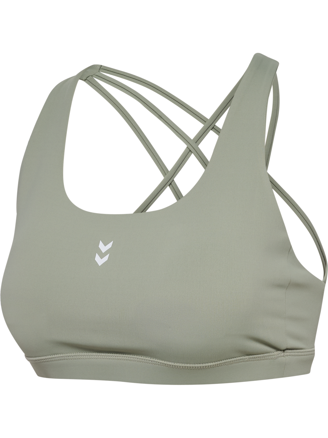 hmlHIIT IMPACT STRAP BRA, SEAGRASS, packshot