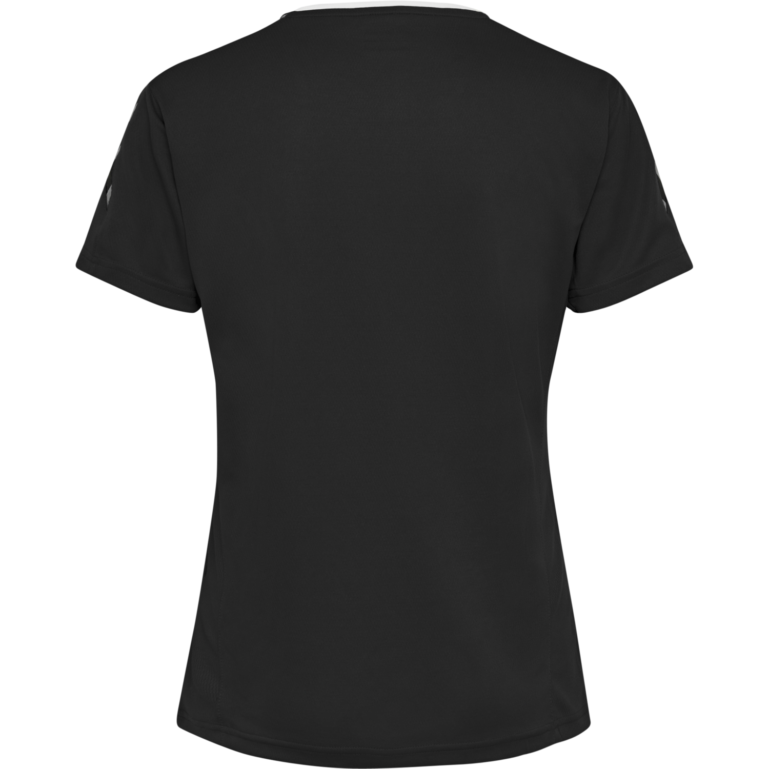 hmlAUTHENTIC POLY JERSEY WOMAN S/S, BLACK/WHITE, packshot
