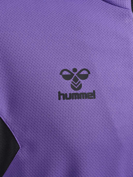 hmlAUTHENTIC HALF ZIP SWEAT, DAHLIA PURPLE/ASPHALT, packshot