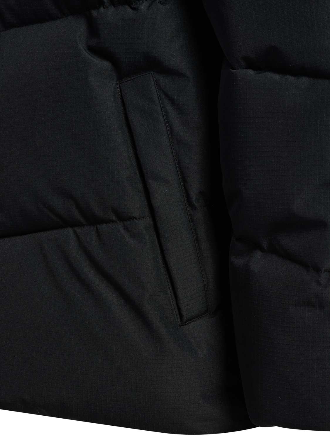 hmlJR PUFFER JACKET, BLACK, packshot