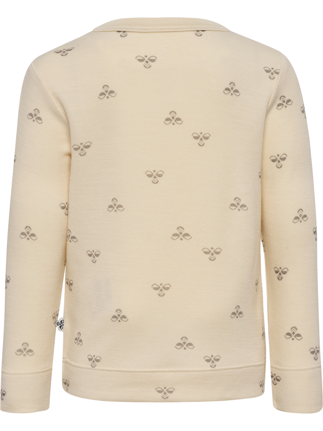 hmlMINI WOOL T-SHIRT L/S, WHITECAP GRAY, packshot