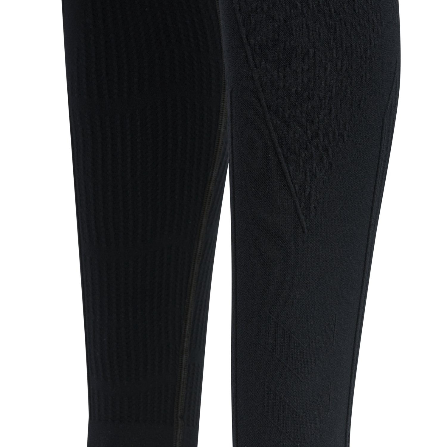 hmlMT FLOW SEAMLESS HW TIGHTS, BLACK, packshot
