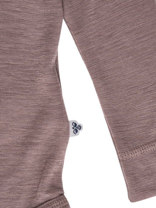 hmlMINI WOOL RIB BODY L/S, TWILIGHT MAUVE hmlMINI WOOL RIB BODY L/S, TWILIGHT MAUVE, packshot