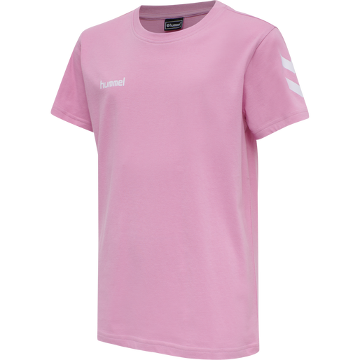 HUMMEL GO KIDS COTTON T-SHIRT S/S, COTTON CANDY, packshot