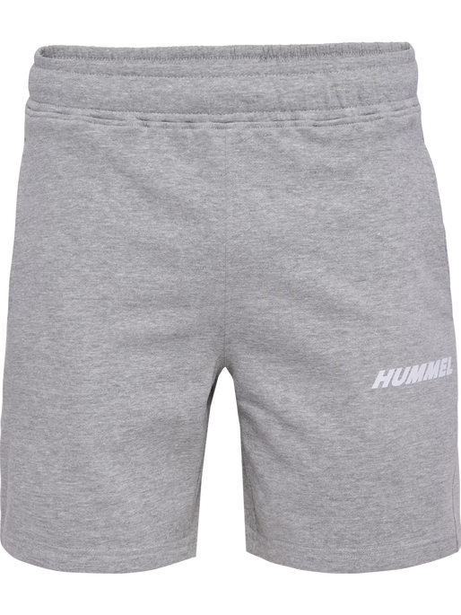 hmlELEMENTAL COTTON SHORTS, GREY MELANGE, packshot