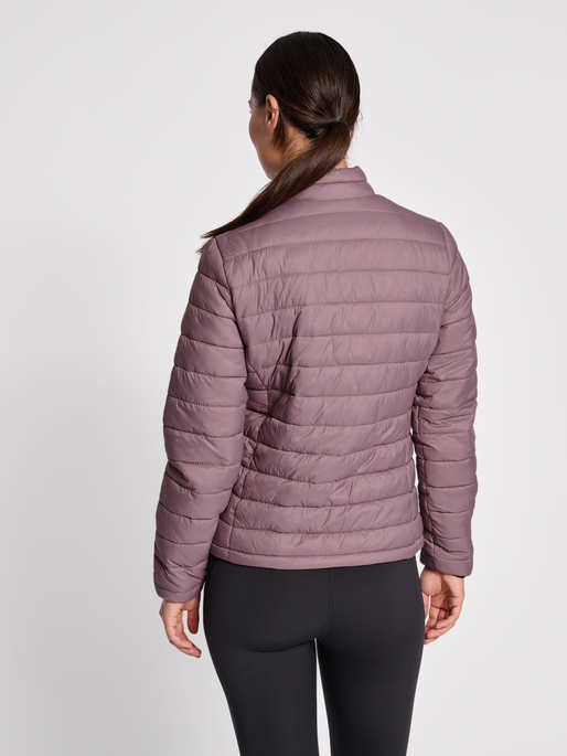 hmlBLOWN PUFF JACKET, TWILIGHT MAUVE, model