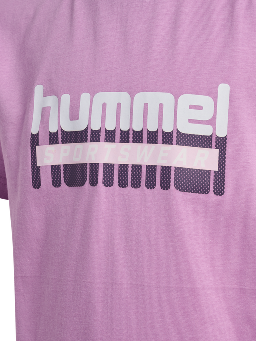 hmlTUKAS T-SHIRT S/S, SMOKY GRAPE, packshot