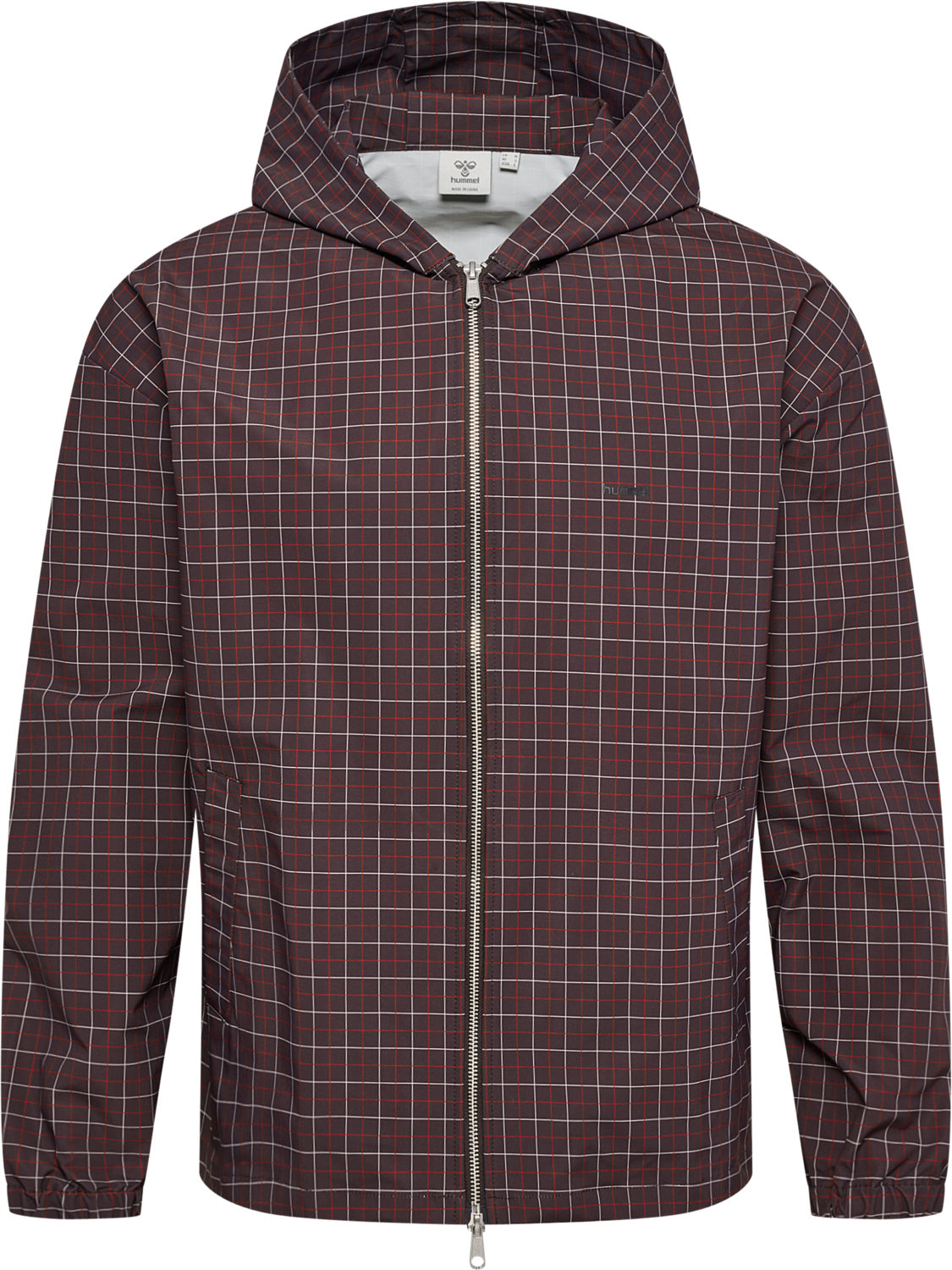 hmlI-D CHECK ZIP HOODIE, CHECKERS, packshot