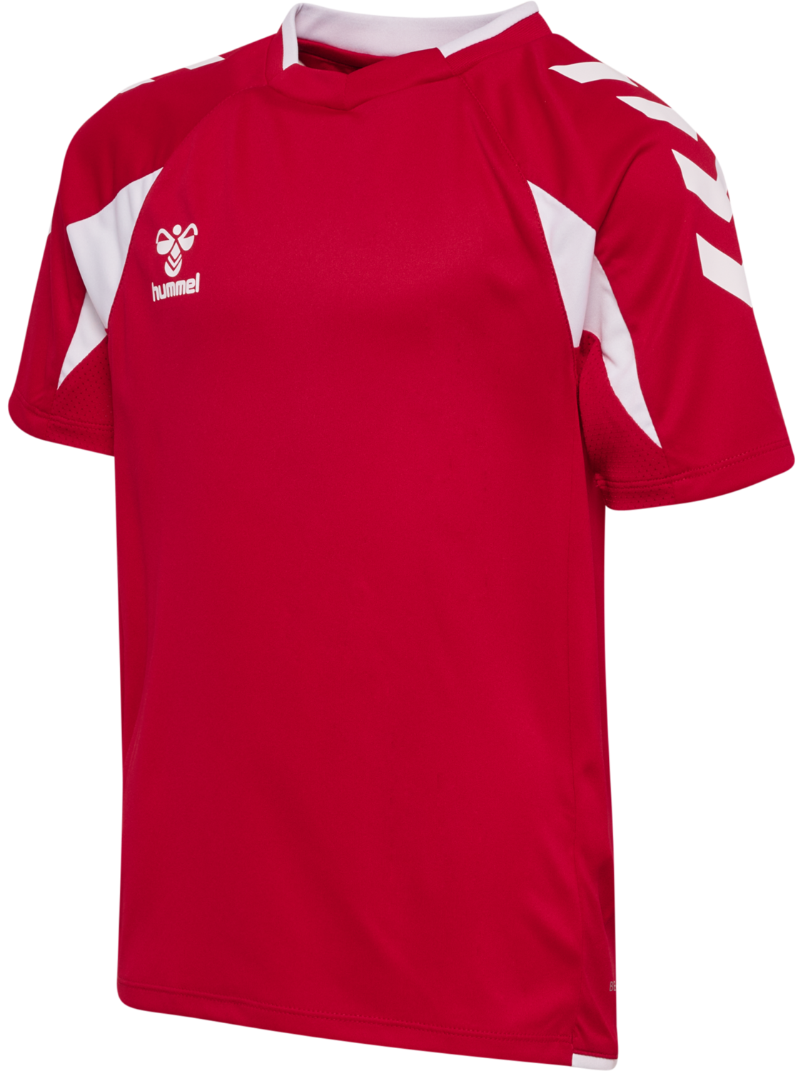 hmlCORE 2.0 JERSEY S/S KIDS, TRUE RED/WHITE, packshot