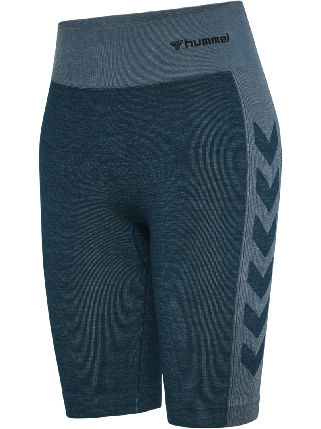 hmlCLEA SEAMLESS CYCLING SHORTS, DARK SEA, packshot
