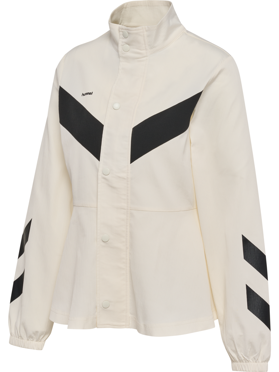 hmlI-D FUNNEL NECK JACKET, EGRET, packshot